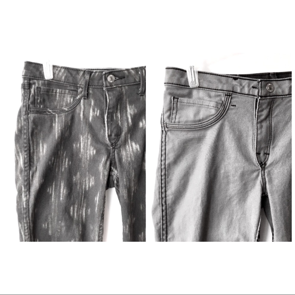 Levi’s Reversible Gray Patterned Skinny Jeans 25 - image 8